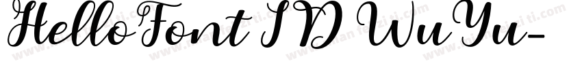 HelloFont ID WuYu字体转换